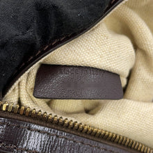 Load image into Gallery viewer, Berluti Journalie Toile Marbouf Messenger Bag Dark Brown Leather