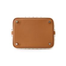 Load image into Gallery viewer, HERMES Picotin Lock Blanket Gold/Ecru/Fauve/Rose Pop Toile H Swift Leather Size PM