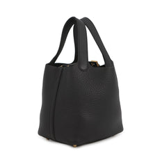 Load image into Gallery viewer, HERMES Picotin Lock Black Taurillon Clemence Size PM