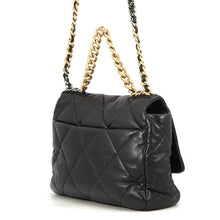 Load image into Gallery viewer, CHANEL CHANEL 19 ChainShoulder Bag BlackAS1162 Shiny Lambskin Size Maxi