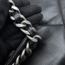 Load image into Gallery viewer, CHANEL CHANEL 19 ChainShoulder Bag BlackAS1162 Shiny Lambskin Size Maxi