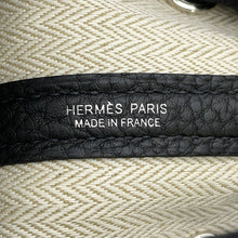 Load image into Gallery viewer, HERMES Garden Party Black Negonda Leather Size TPM