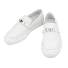 Load image into Gallery viewer, HERMES Sneakers game White Leather Size 41