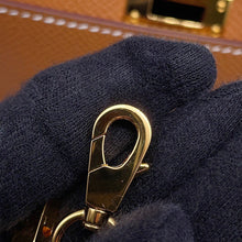 将图像加载到图库查看器中,HERMES Mini Kelly 2 Outside Gold Epsom