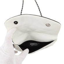 Load image into Gallery viewer, CHANEL Matelasse Chain Wallet Double Face Black/White Lambskin
