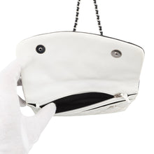 Load image into Gallery viewer, CHANEL Matelasse Chain Wallet Double Face Black/White Lambskin