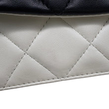 Load image into Gallery viewer, CHANEL Matelasse Chain Wallet Double Face Black/White Lambskin