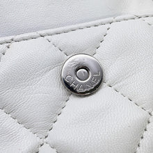 Load image into Gallery viewer, CHANEL Matelasse Chain Wallet Double Face Black/White Lambskin