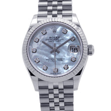 将图像加载到图库查看器中,ROLEX Datejust W31mm Stainless Steel K18WG WhiteMother of Pearl Dial278274G