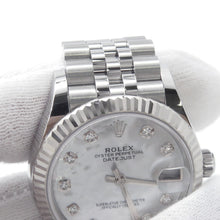 将图像加载到图库查看器中,ROLEX Datejust W31mm Stainless Steel K18WG WhiteMother of Pearl Dial278274G