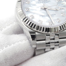 将图像加载到图库查看器中,ROLEX Datejust W31mm Stainless Steel K18WG WhiteMother of Pearl Dial278274G