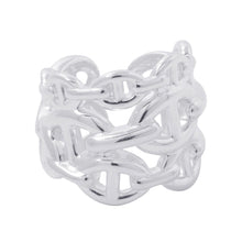 Load image into Gallery viewer, HERMES Chaine d'Ancre Anchene Ring Size GM/51/#11 SV925