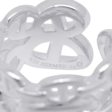 将图像加载到图库查看器中,HERMES Chaine d'Ancre Anchene Ring Size GM/49/#9 SV925