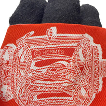 Load image into Gallery viewer, HERMES Twilly Merveilleuse Lantern Gris Perle / Red / White 100% Silk