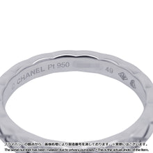 将图像加载到图库查看器中,CHANEL Coco Crush Collection Wedding Rings Size 49/#9 SmallJ11355 Pt950