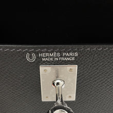 Load image into Gallery viewer, HERMES Mini Kelly 2 SPO (Outside) Black/Purple (stitching) Epsom