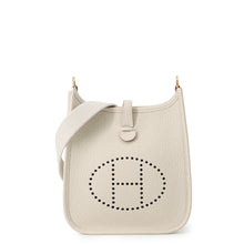 将图像加载到图库查看器中,HERMES Evelyne Amazon Long Craie Taurillon Clemence Size TPM