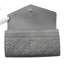 Load image into Gallery viewer, LOUIS VUITTON Portefeiulle Sarah NM GunmetalM12172 Monogram Empreinte Leather