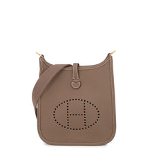 Load image into Gallery viewer, HERMES Evelyne Long Etoupe Taurillon Clemence Size TPM