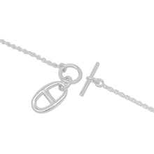 将图像加载到图库查看器中,HERMES Chaine d'Ancre Amulette Necklace SV925