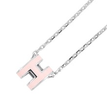 Load image into Gallery viewer, HERMES Pop Ash Necklace Size Mini Rose Dragee Lacquer Metal