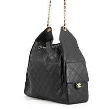Load image into Gallery viewer, CHANEL CHANEL25 ChainShoulder Bag BlackAS5553 Caviar Leather Size Large