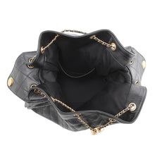 Load image into Gallery viewer, CHANEL CHANEL25 ChainShoulder Bag BlackAS5553 Caviar Leather Size Large