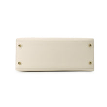 Load image into Gallery viewer, HERMES Kelly Sellier Craie Epsom Size 28