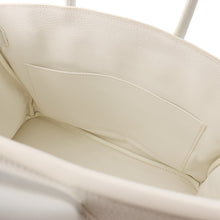 将图像加载到图库查看器中,HERMES Birkin White Taurillon Clemence Size 30