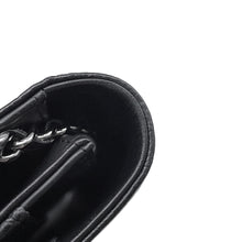 Load image into Gallery viewer, CHANEL CC Logo Chain Wallet BlackA48654 Caviar Leather