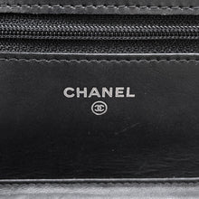 Load image into Gallery viewer, CHANEL CC Logo Chain Wallet BlackA48654 Caviar Leather