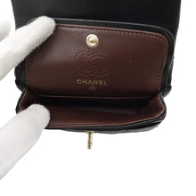 Load image into Gallery viewer, CHANEL Matelasse Classic Mini Bag Bag Charm BlackAP4760 Lambskin Faux Pearl Rhinestone