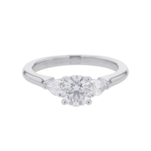 将图像加载到图库查看器中,GRAFF Promise Round Diamond Engagement Ring Size Approximately 8th Pt950
