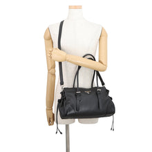 Load image into Gallery viewer, PRADA Bonnie Tote Bag Black1BG628 Leather Size Medium