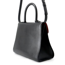 Load image into Gallery viewer, Delvaux Brillon 2WAY Bag Black/Red Leather Size MM