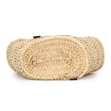 Load image into Gallery viewer, LOEWE Basket bag Natural/Brown327.02.S93 Raffia Leather Size Small