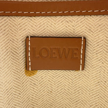 Load image into Gallery viewer, LOEWE Basket bag Turtle Raffia Pochette Beige/Multicolor Raffia