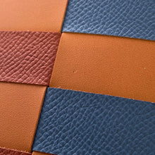 Load image into Gallery viewer, HERMES Plaid Basket Ruban Casaque Natural Vache Leather Naturel Epsom