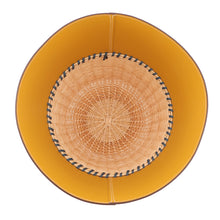 Load image into Gallery viewer, HERMES Chromatic Storage Basket Blue Thalassa Swift Leather willow wood