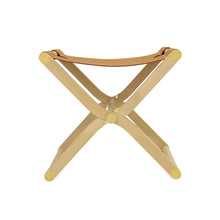 Load image into Gallery viewer, HERMES Pippastool Natural Taurillon Clemence Leather Maple