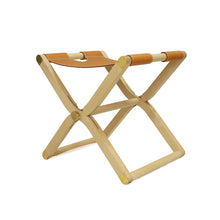 Load image into Gallery viewer, HERMES Pippastool Natural Taurillon Clemence Leather Maple