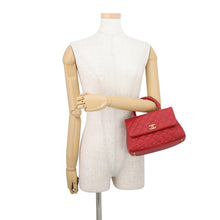 Load image into Gallery viewer, CHANEL Coco Handle 2WAYHandbag RedA92990 Caviar Leather Size XS