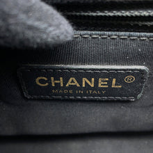 Load image into Gallery viewer, CHANEL Mademoiselle V Stitch ChainShoulder Bag BlackA93083 Leather Size 20