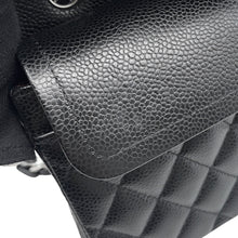 Load image into Gallery viewer, CHANEL Matelasse W Flap ChainShoulder Bag BlackA01113 Caviar Leather Size 23