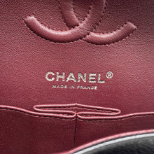 Load image into Gallery viewer, CHANEL Matelasse W Flap ChainShoulder Bag BlackA01113 Caviar Leather Size 23