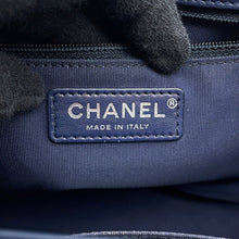 Load image into Gallery viewer, CHANEL ChainShoulder Bag Navy Calf Leather