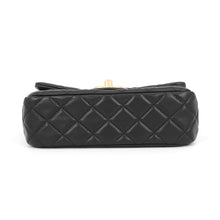 Load image into Gallery viewer, CHANEL Mini Matelasse ChainShoulder Bag BlackAS2380 Lambskin Size 20
