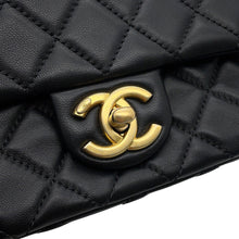 Load image into Gallery viewer, CHANEL Mini Matelasse ChainShoulder Bag BlackAS2380 Lambskin Size 20
