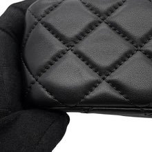 Load image into Gallery viewer, CHANEL Mini Matelasse ChainShoulder Bag BlackAS2380 Lambskin Size 20