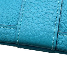 将图像加载到图库查看器中,HERMES Garden Party Turquoise Country Leather Size PM
